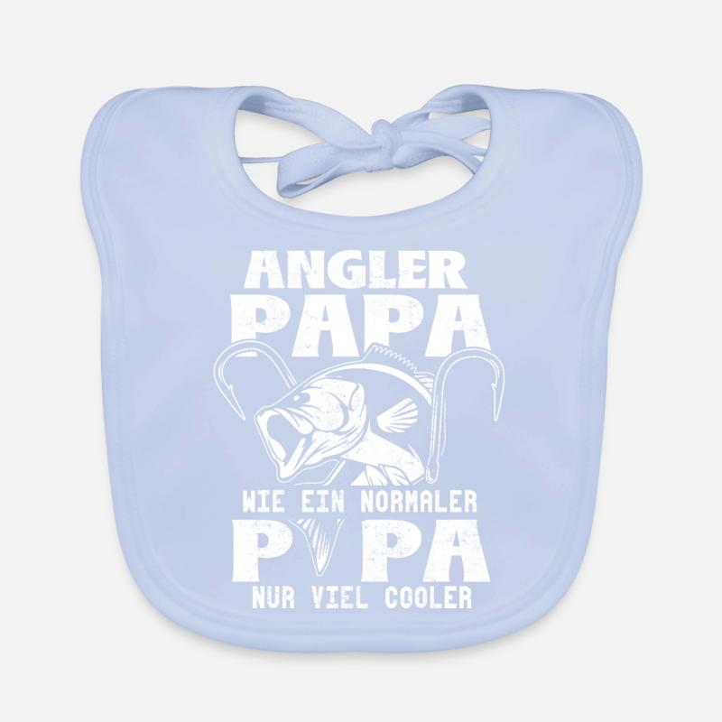 Papa pêcheur à la ligne juste beaucoup plus cool Bavoir bio Bébé