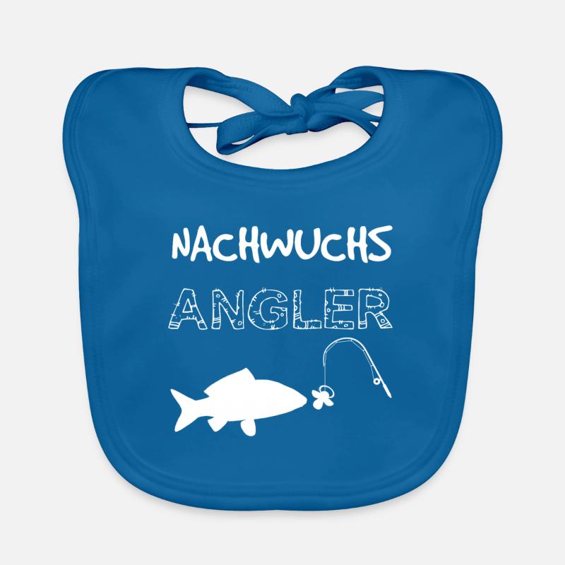 Nachwuchs Angler - Geschenkidee Geburt Nachwuchs Baby Bio-Lätzchen