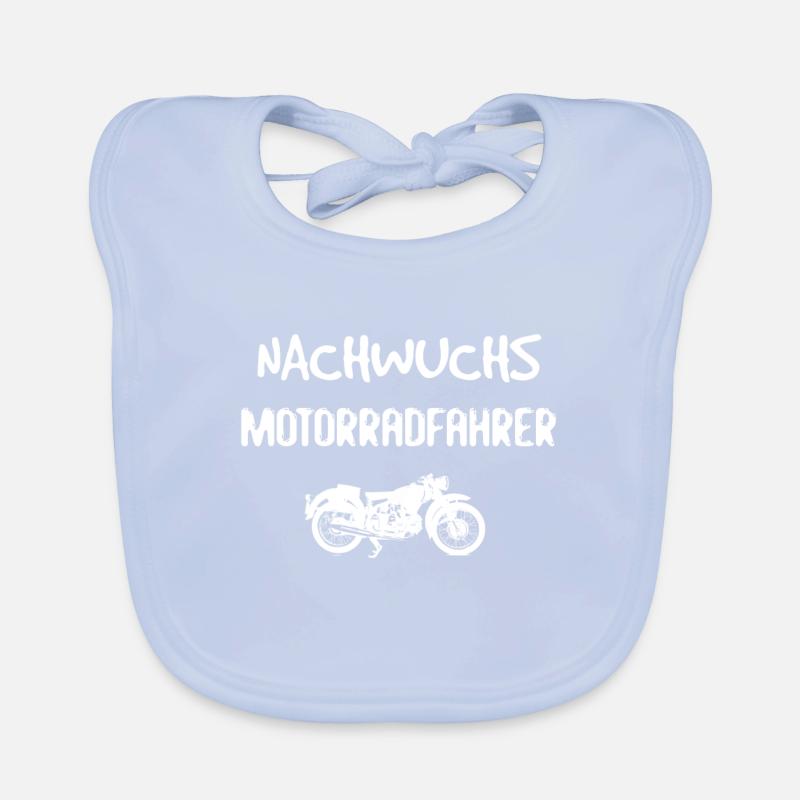 Offspring Motorcyclist - Gift idea birth Organic Baby Bibs