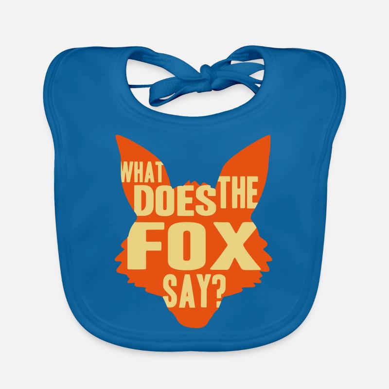 What Does The Fox Say Bavoir bio Bébé