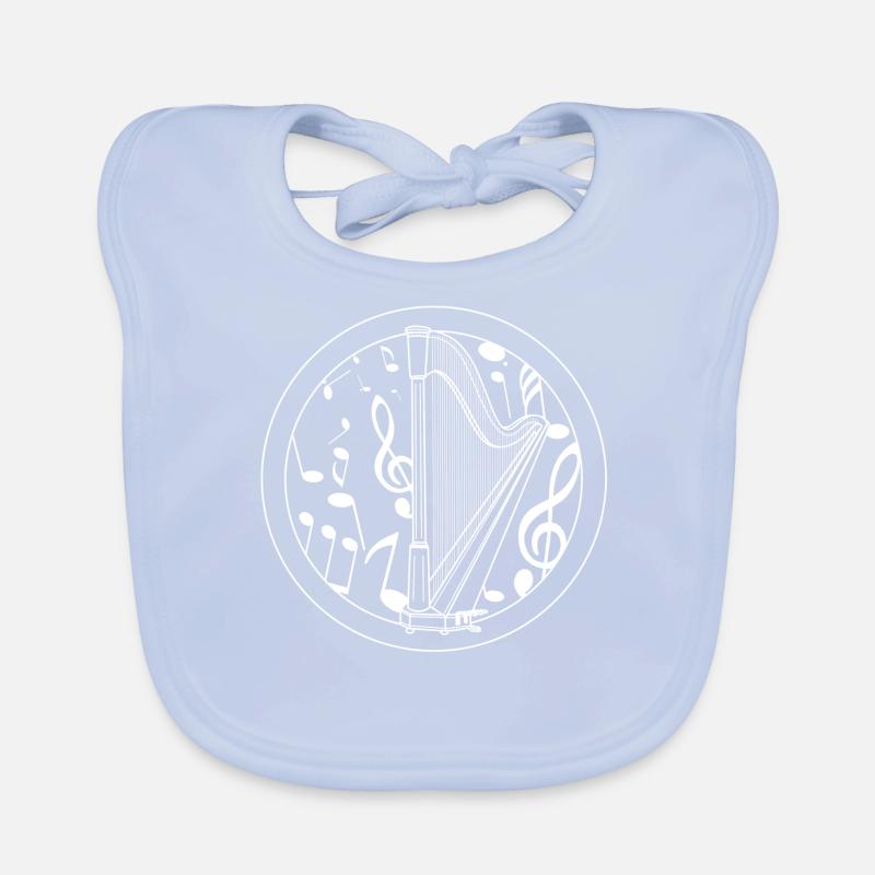 Harfe Baby Bio-Lätzchen