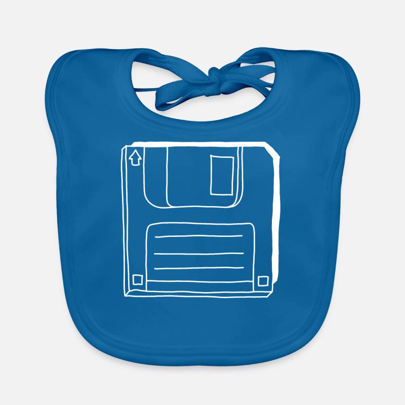 Floppy disk Organic Baby Bibs