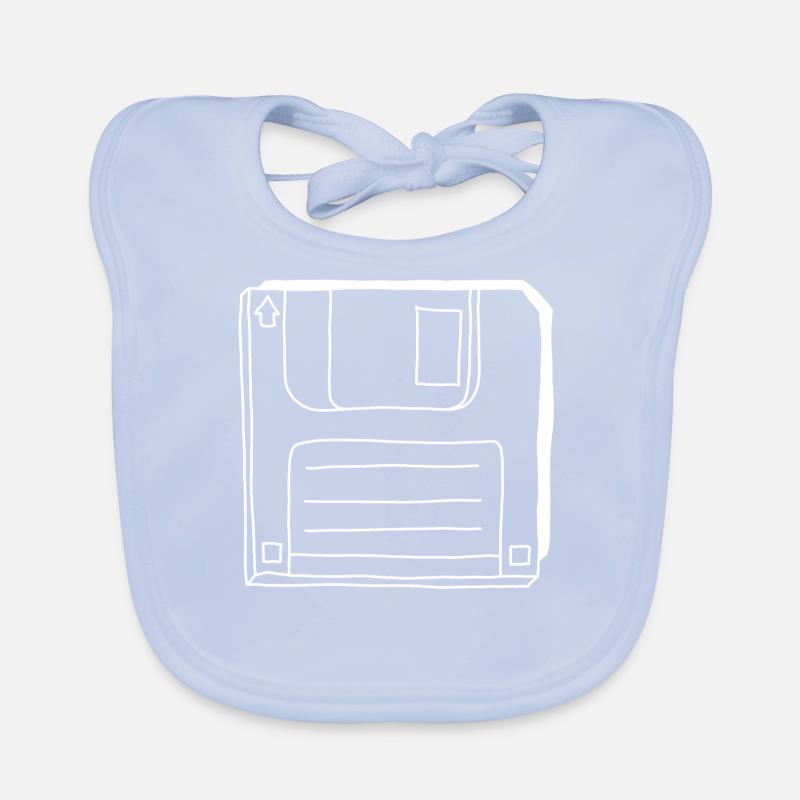 Floppy disk Organic Baby Bibs