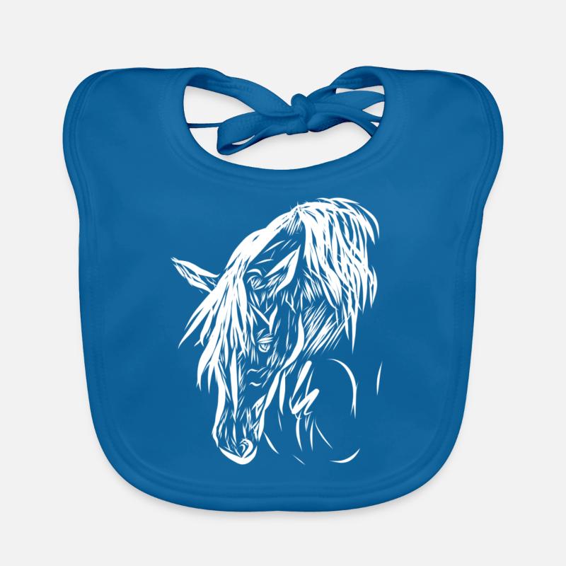 Cheval Bavoir bio Bébé