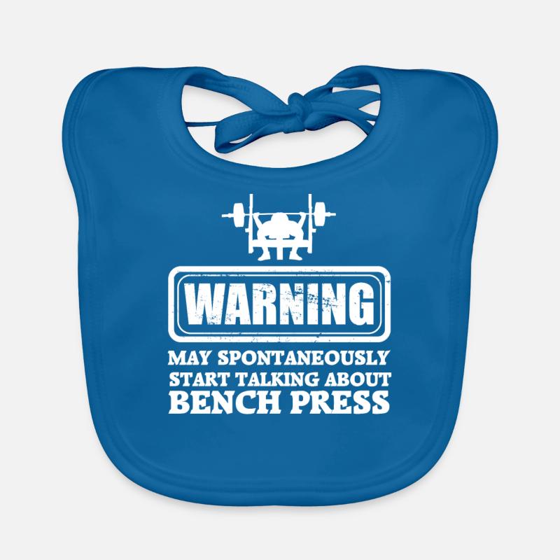 Bench Press Strength Training Strength Powerlifting Organic Baby Bibs
