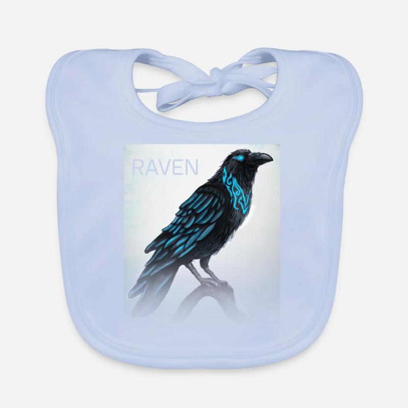 Odin's Raven Bavoir bio Bébé