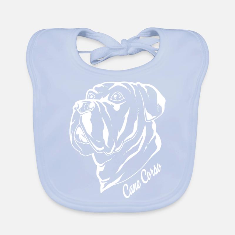 Dessin de Cane Corso Bavoir bio Bébé