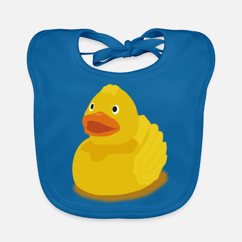 Canards grinçants - Canard de bain Bavoir bio Bébé