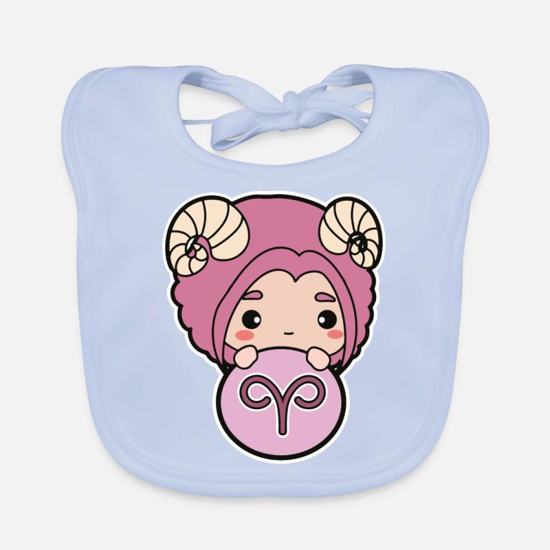 Aries Chibi Organic Baby Bibs