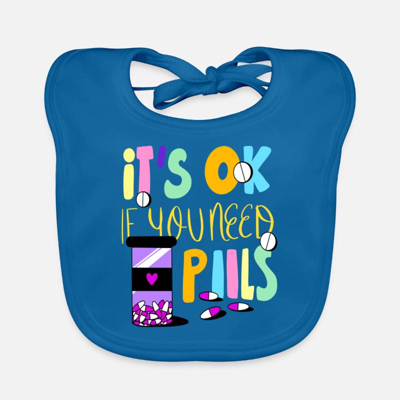 Médicament Pilule Prendre Tablet Idée Cadeau Bavoir bio Bébé