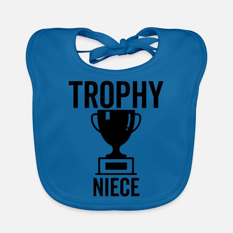 Trophäe Nichte Baby Bio-Lätzchen