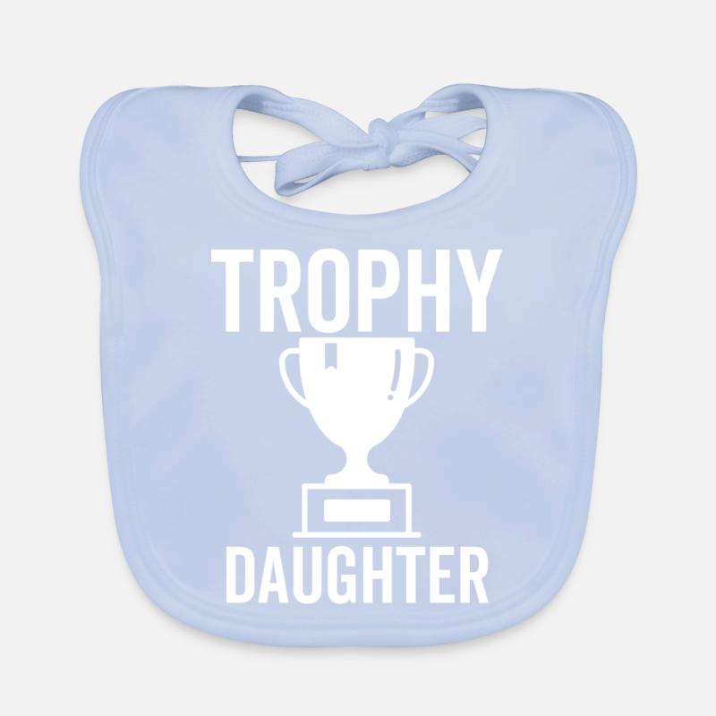 Trophäe Tochter Baby Bio-Lätzchen