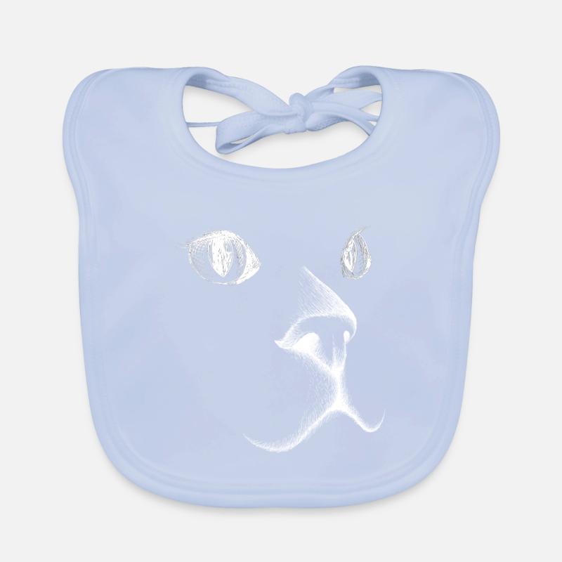 Cat face Organic Baby Bibs