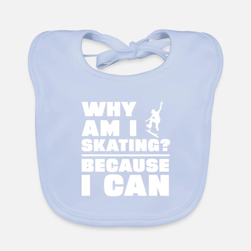 Skating Baby Bio-Lätzchen