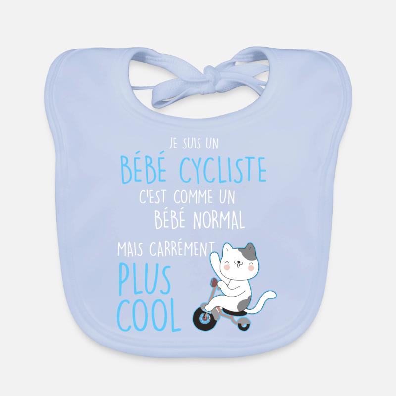 Bébé super Cycliste Comme Papa Cadeau Naissance Bavoir bio Bébé