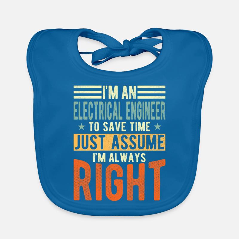 Electrical engineer Organic Baby Bibs