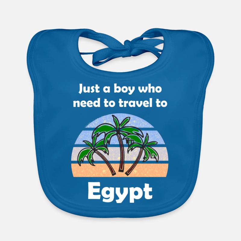 Holidays in Egypt Organic Baby Bibs