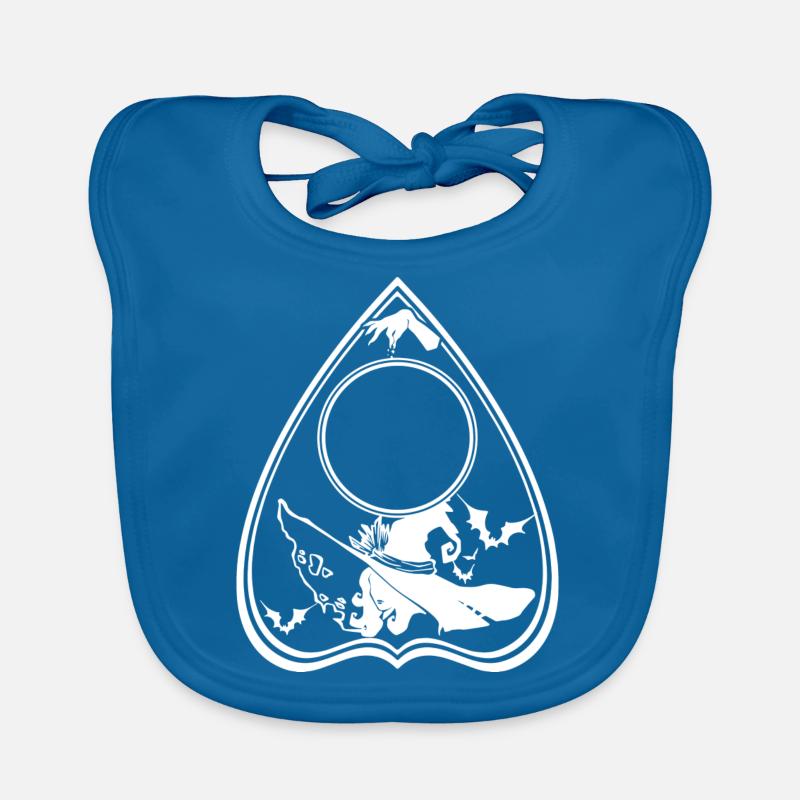 Ouija Planchette Witch Organic Baby Bibs
