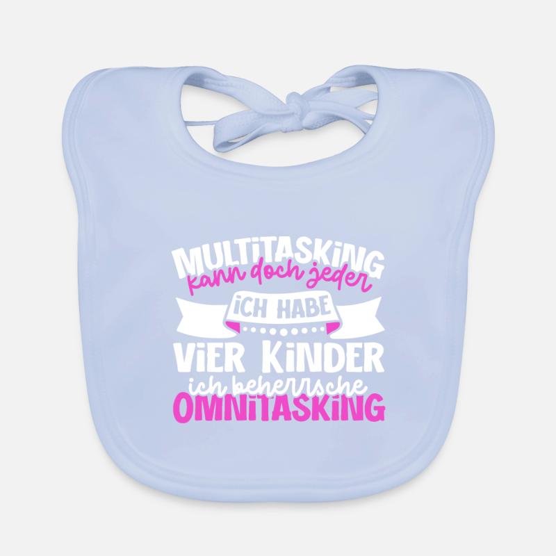 Multitasking kann jeder - Mutter und Kinder Baby Bio-Lätzchen