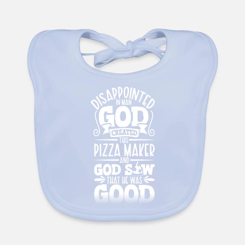 Disappointed by people - Pizza Bäcker Organic Baby Bibs