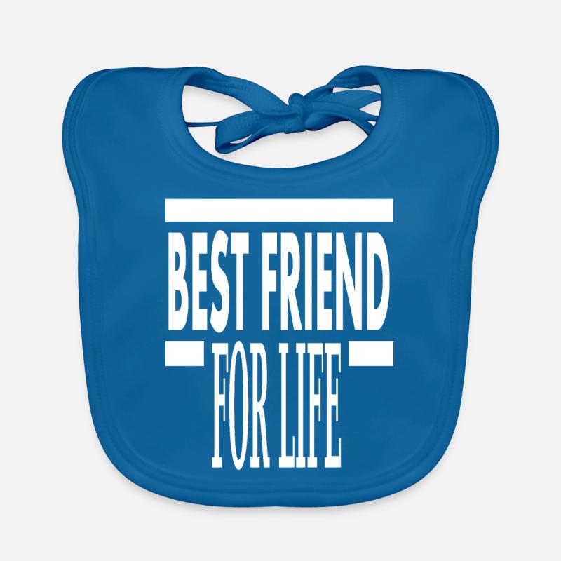 bester Freund Beste Freunde Kumpel Geschenkidee Baby Bio-Lätzchen