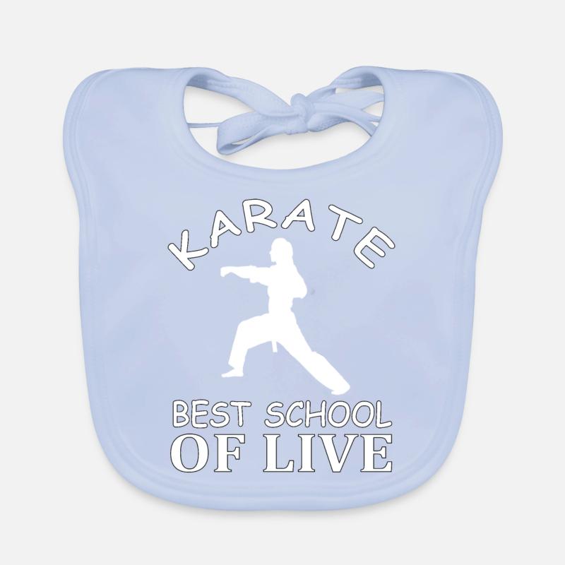 Karate trainieren Karate-Trainer Kampf Geschenk Baby Bio-Lätzchen