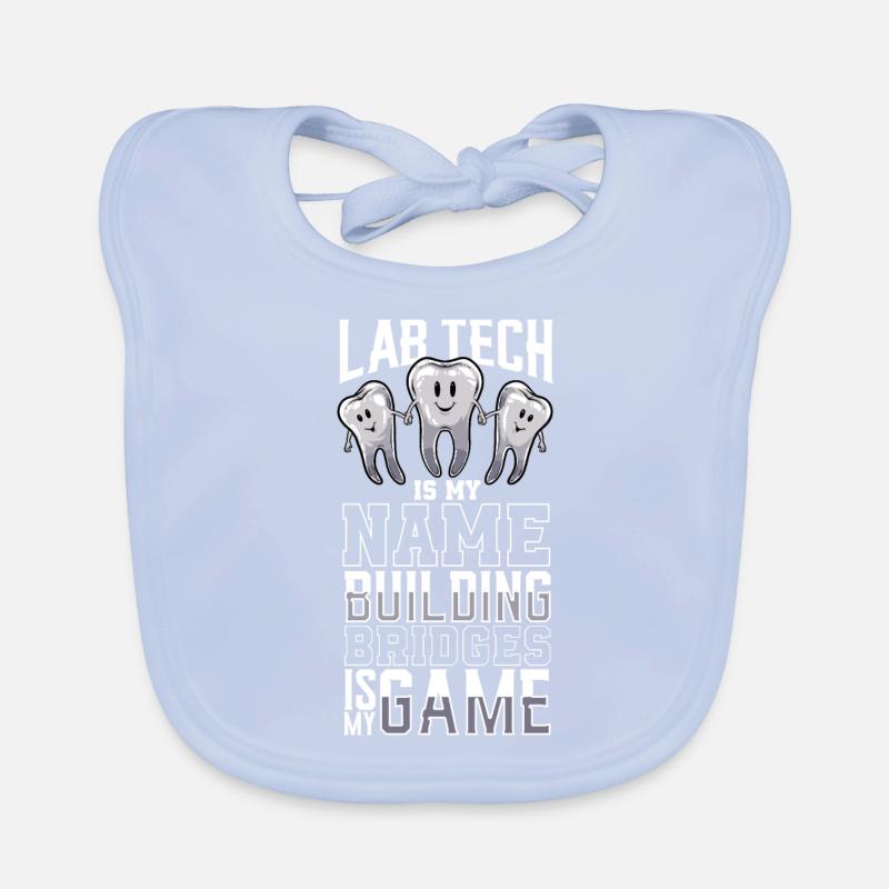 Technicien dentaire est mon nom - Technicien dentaire Bavoir bio Bébé