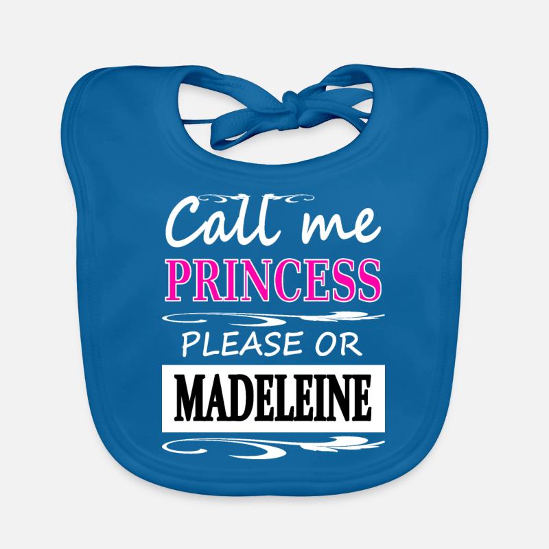 Ich heiße Madeleine Ich bin Madeleine Geschenkidee Baby Bio-Lätzchen