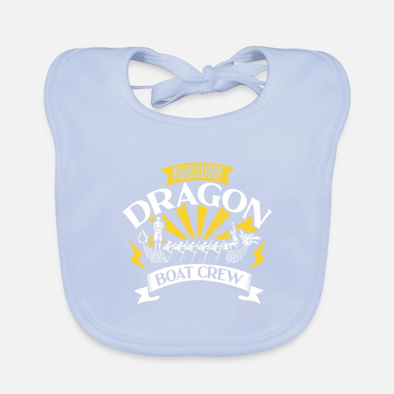 Super équipage de bateau-dragon Bavoir bio Bébé