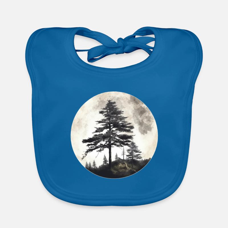 Pine tree Organic Baby Bibs