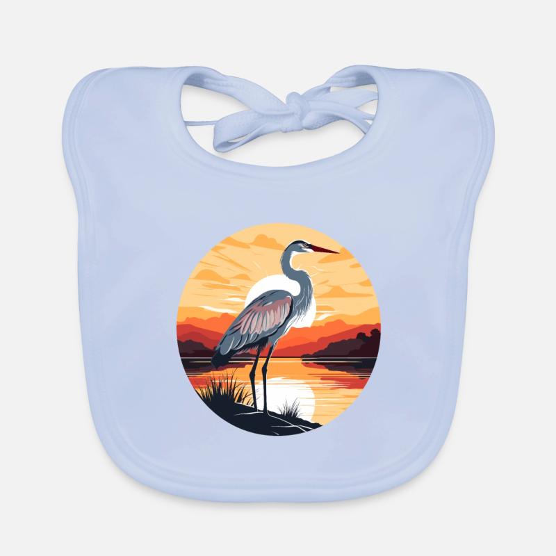 Heron Organic Baby Bibs