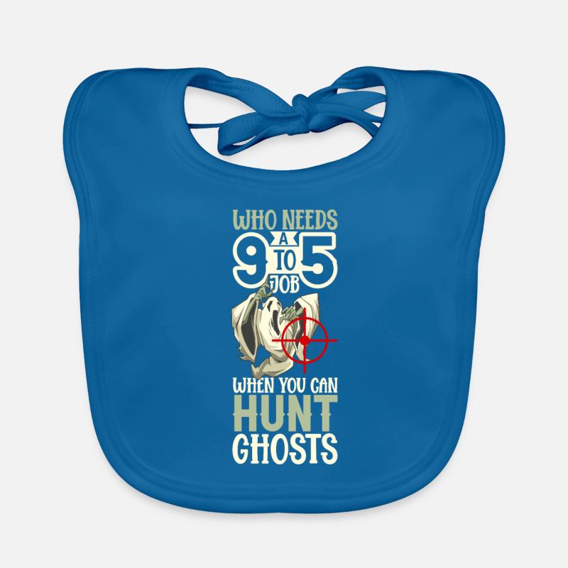 Hunting ghosts - ghost hunters Organic Baby Bibs
