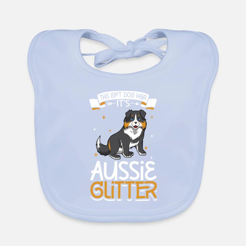 Aussie Glitzer Baby Bio-Lätzchen