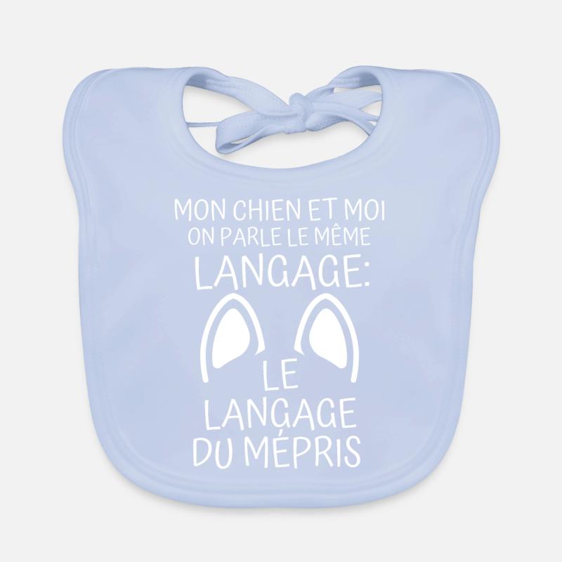 Propriétaire de chien 2 Bavoir bio Bébé