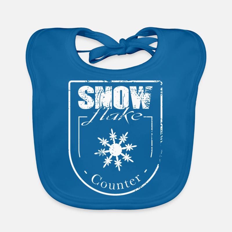 Compteur de flocons de neige Bavoir bio Bébé
