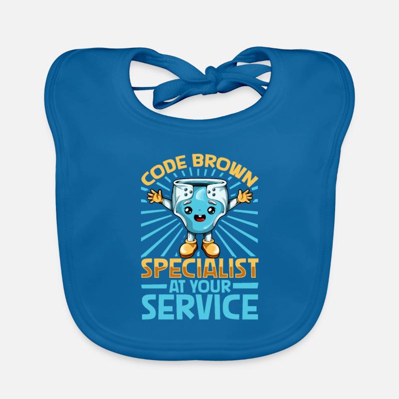 Code Brown Specialist - Lange pour bébé Bavoir bio Bébé