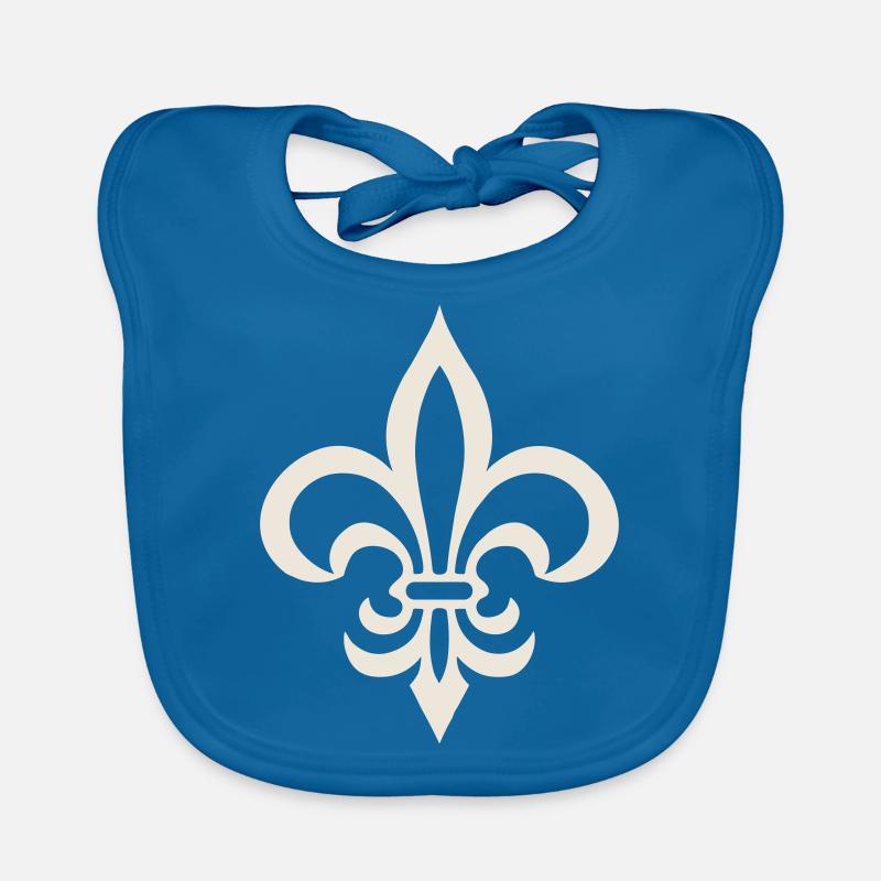 Propre lys français Logo Bavoir bio Bébé