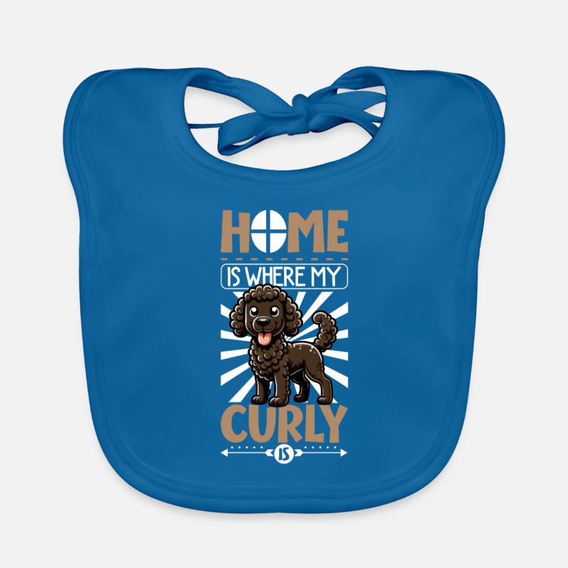 Home - Curly-coated Retriever Organic Baby Bibs