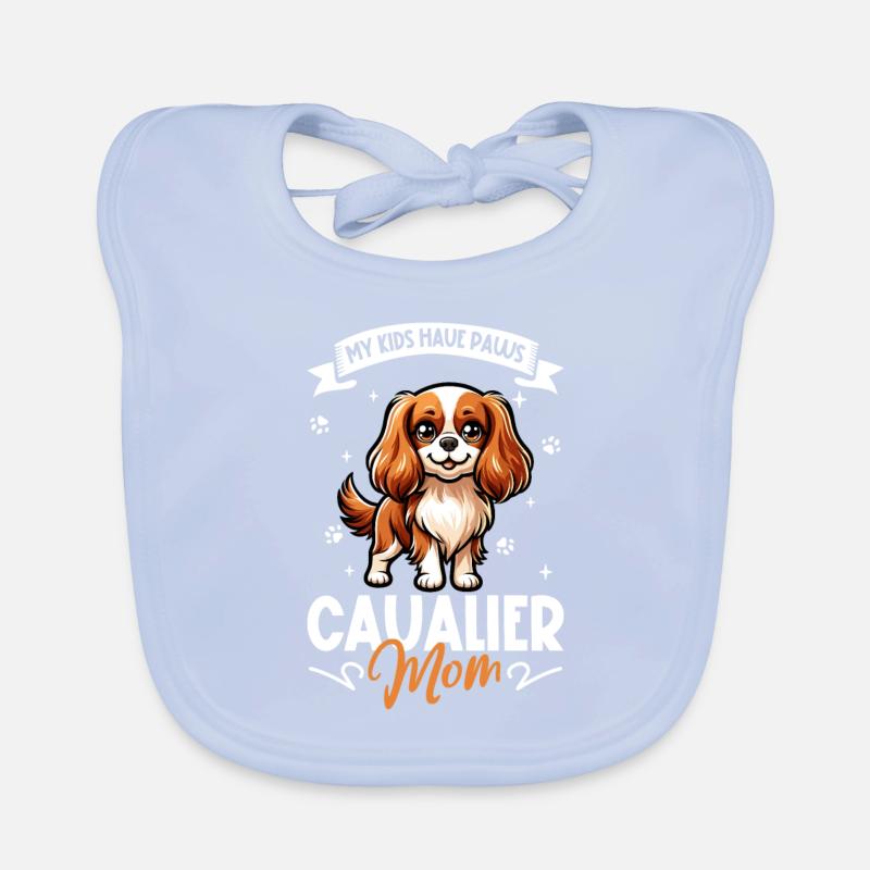 Cavalier King Charles Spaniel Maman Bavoir bio Bébé