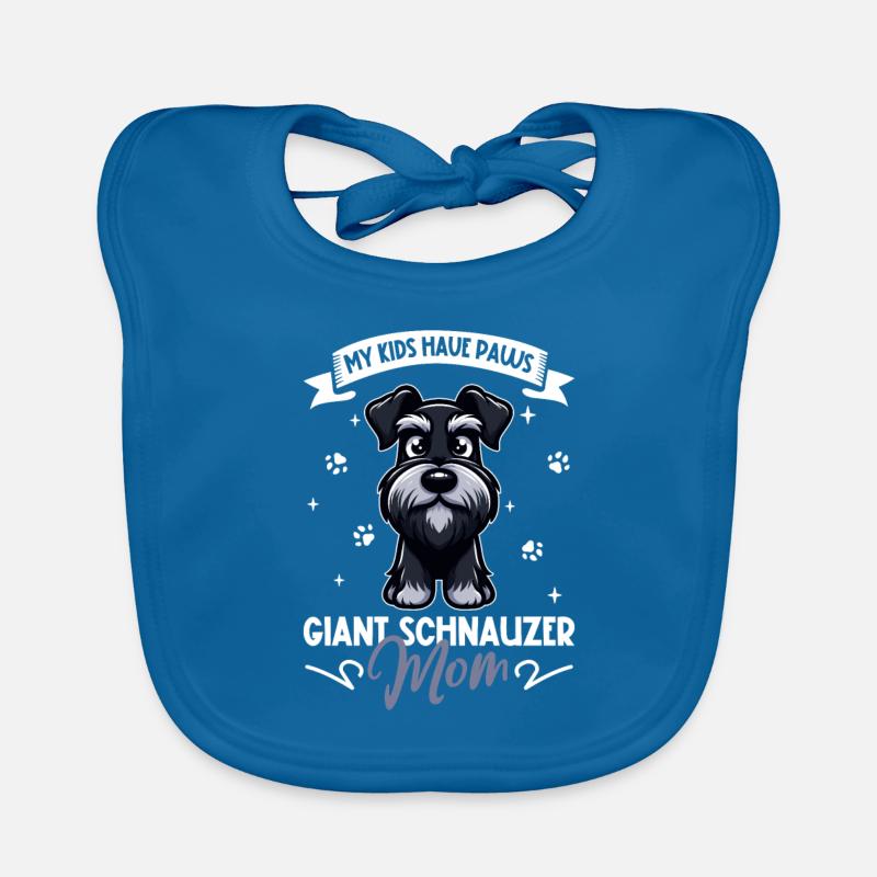Maman Schnauzer Géant Bavoir bio Bébé