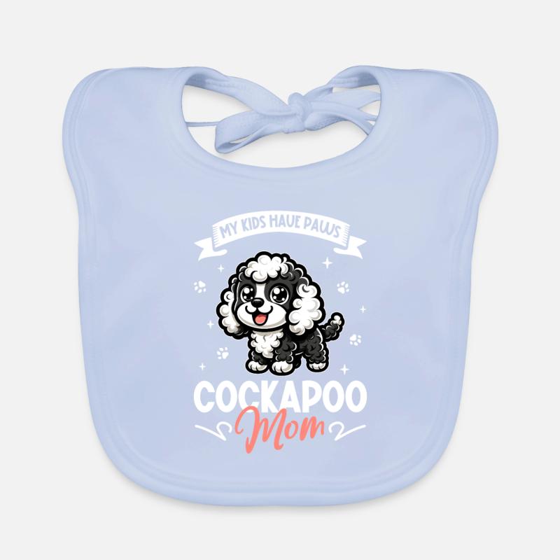 Cockapoo Mom Organic Baby Bibs