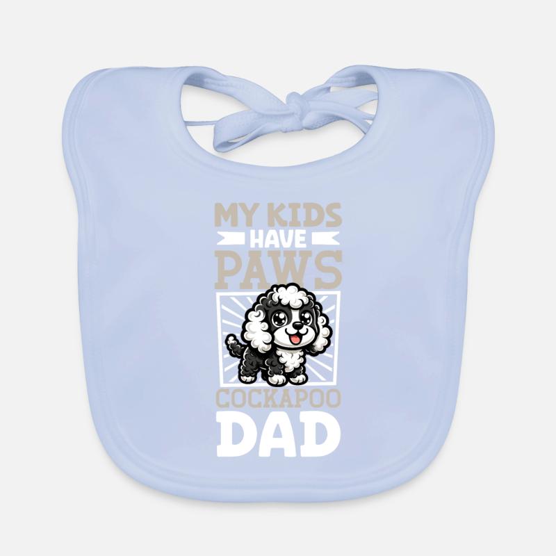 Cockapoo Dad Organic Baby Bibs