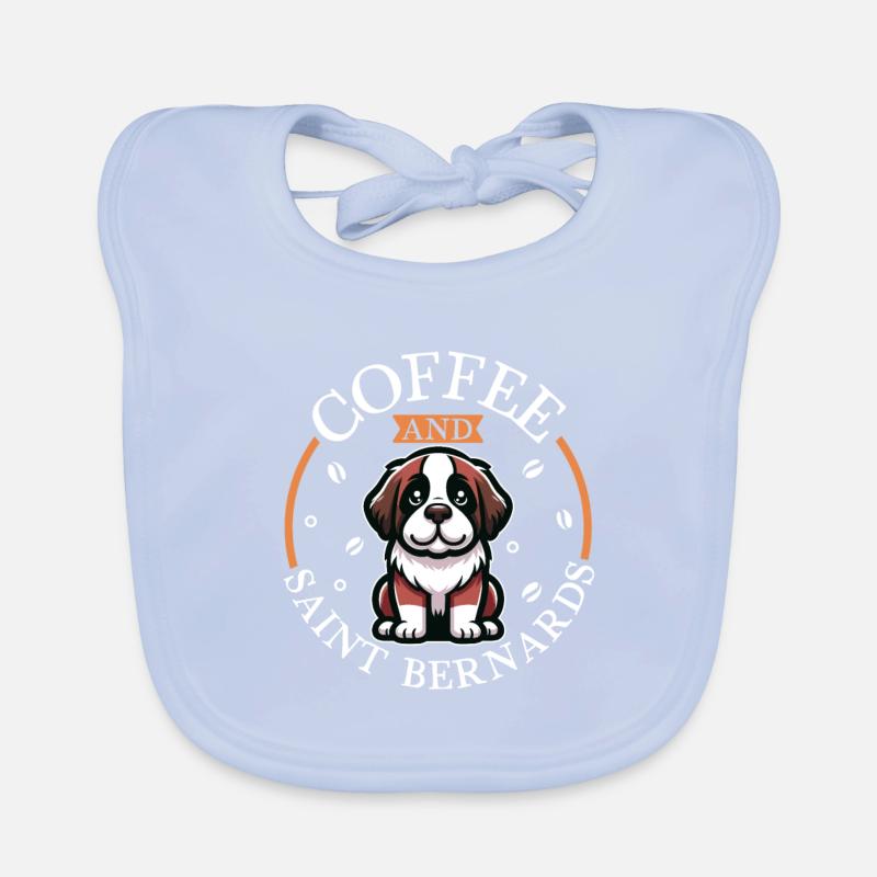 Café et Saint-Bernard Bavoir bio Bébé