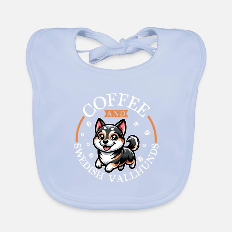 Kaffee und Västgötaspets Baby Bio-Lätzchen