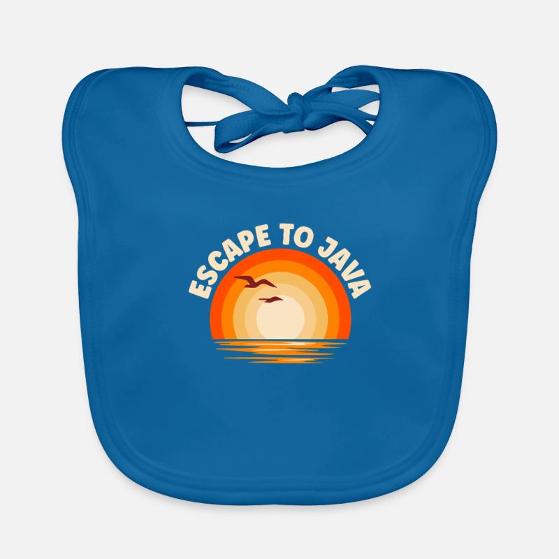 I'm fleeing to Java Organic Baby Bibs