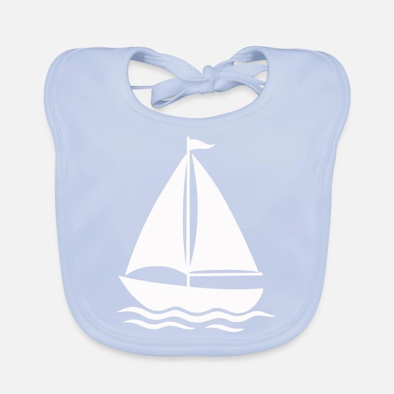 sailing ship Organic Baby Bibs