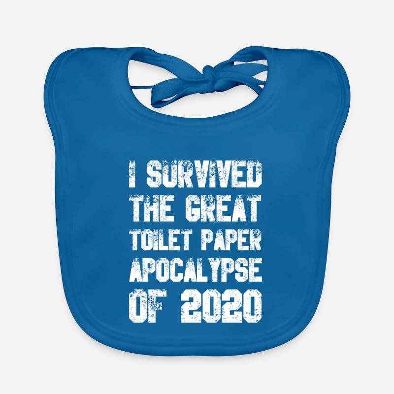 Toilet Paper Apocalypse Organic Baby Bibs