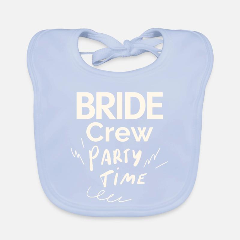 Bride Crew Baby Bio-Lätzchen