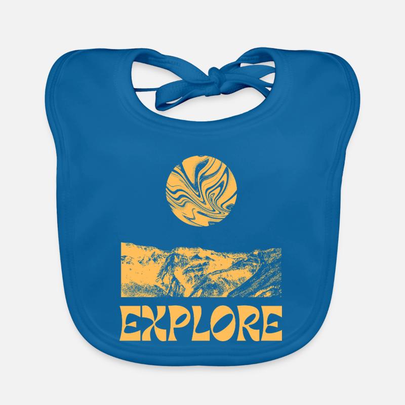 Explore Montagnes Soleil Bavoir bio Bébé