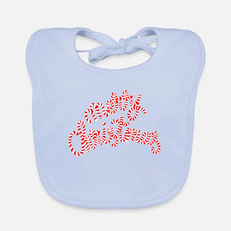 Frohe Weihnachten Baby Bio-Lätzchen